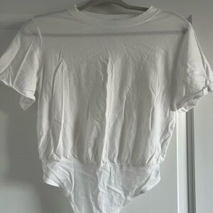 White T shirt Bodysuit